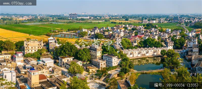 台山_航拍,城市景色