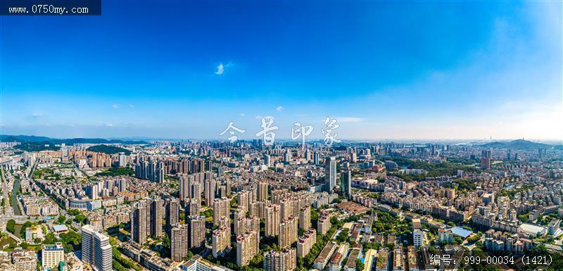 江门_航拍,城市景色
