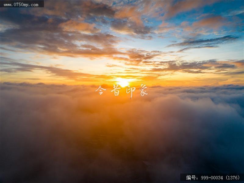 日出_航拍,日出