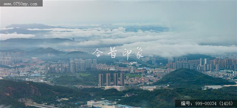 江门_航拍,城市景色