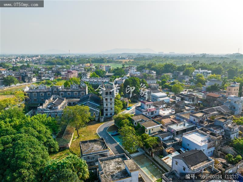 台山_航拍,城市景色