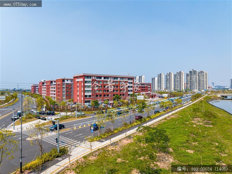 江门_航拍,城市景色