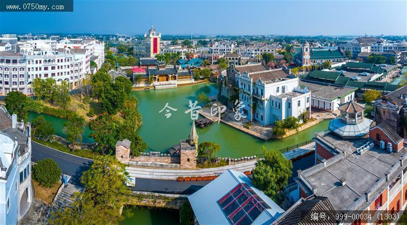 台山_航拍,城市景色